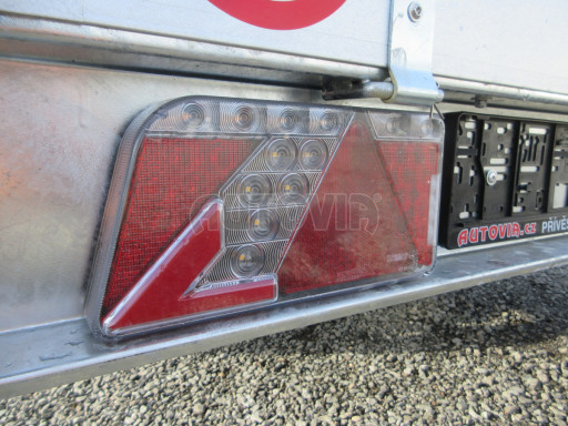 Jednoosý brzděný celoplechový nákladní přívěs PN 26 1,3T B1 POČ 2,65x1,24/0,40