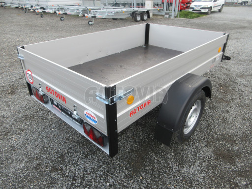 PROFI přívěs s ALU bočnicemi ZV 7 ALU 2,06x1,25/0,35