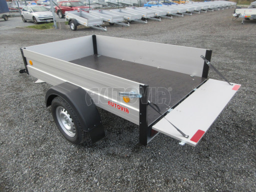 PROFI přívěs s ALU bočnicemi ZV 7 ALU 2,06x1,25/0,35