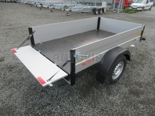 PROFI přívěs s ALU bočnicemi ZV 7 ALU 2,06x1,25/0,35