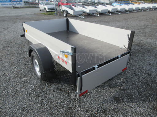 PROFI přívěs s ALU bočnicemi ZV 7 ALU 2,06x1,25/0,35