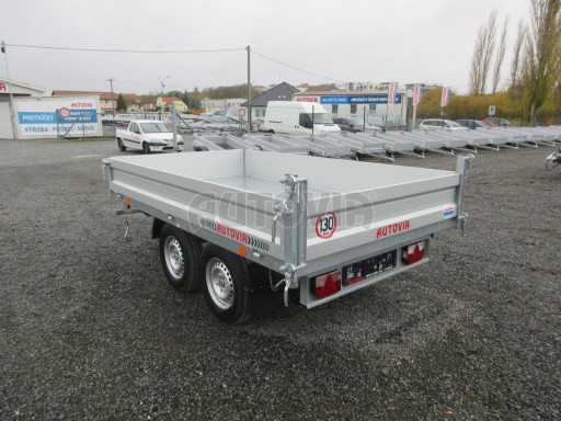 Třístranný sklápěcí přívěs VER 3SKS 2,7T 2,65x1,55/0,30 v elektrice č.7