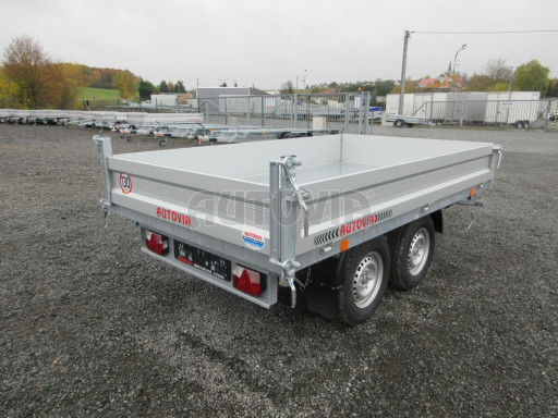 Třístranný sklápěcí přívěs VER 3SKS 2,7T 2,65x1,55/0,30 v elektrice č.9