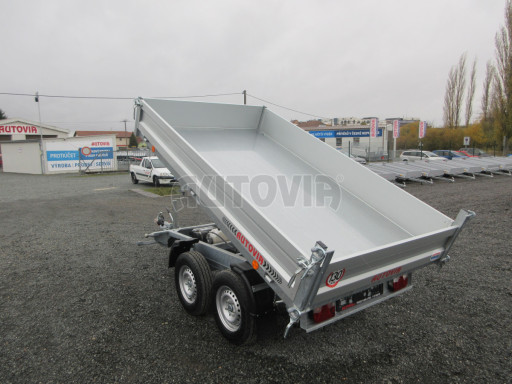 Třístranný sklápěcí přívěs VER 3SKS 2,7T 2,65x1,55/0,30 v elektrice č.16