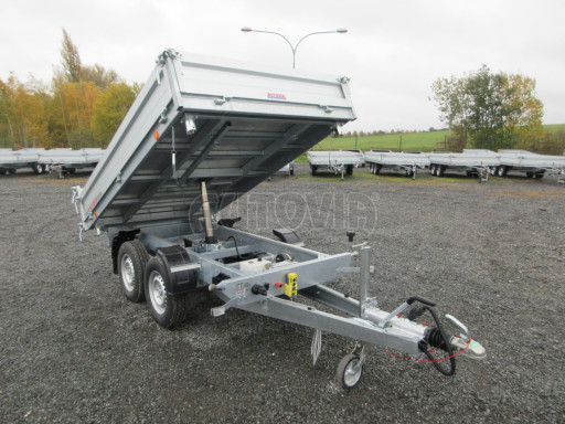 Třístranný sklápěcí přívěs VER 3SKS 2,7T 2,65x1,55/0,30 v elektrice č.2
