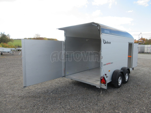 Bazarový skříňový přívěs DB 2,6T 3,76x1,65/2,01 č.21