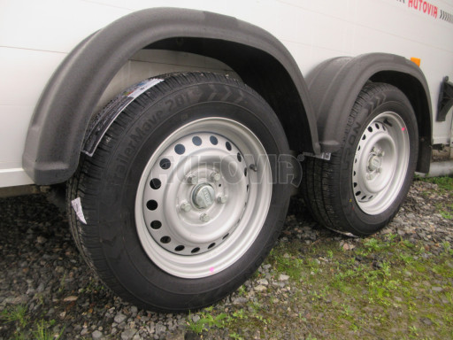 Bazarový skříňový přívěs DB 2,6T 3,76x1,65/2,01 č.25