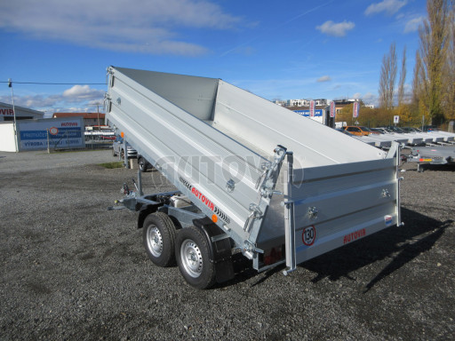 Třístranný sklápěč VER 3SKS 2,7T 2,65x1,55/0,60 nástavba v elektrice č.24