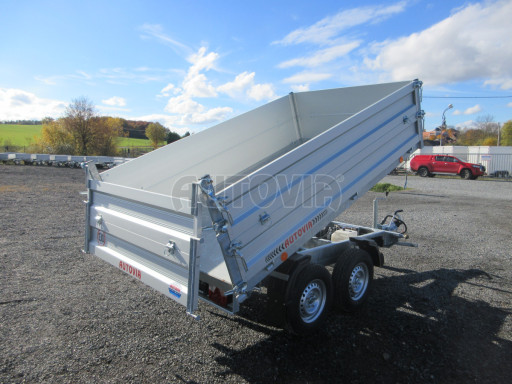 Třístranný sklápěč VER 3SKS 2,7T 2,65x1,55/0,60 nástavba v elektrice č.25