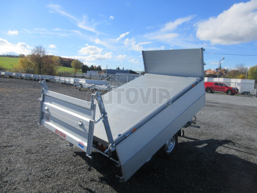 Třístranný sklápěč VER 3SKS 2,7T 2,65x1,55/0,60 nástavba v elektrice č.29