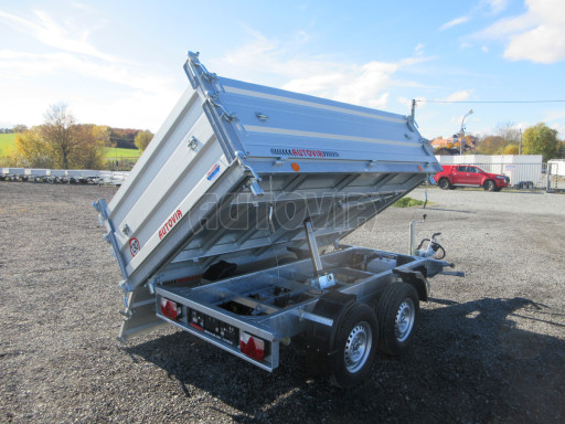 Třístranný sklápěč VER 3SKS 2,7T 2,65x1,55/0,60 nástavba v elektrice č.38