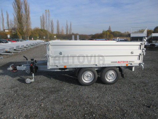 Sklápěcí přívěs VER SK 2,7T 2,65x1,55/0,60 ruč č.4