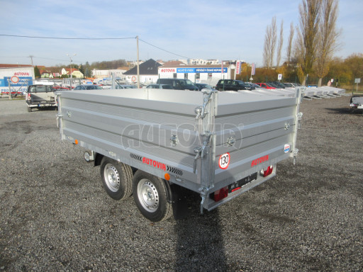 Sklápěcí přívěs VER SK 2,7T 2,65x1,55/0,60 ruč č.5