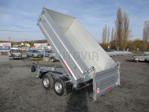 Sklápěcí přívěs VER SK 2,7T 2,65x1,55/0,60 ruč č.12