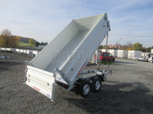 Sklápěcí přívěs VER SK 2,7T 2,65x1,55/0,60 ruč č.2