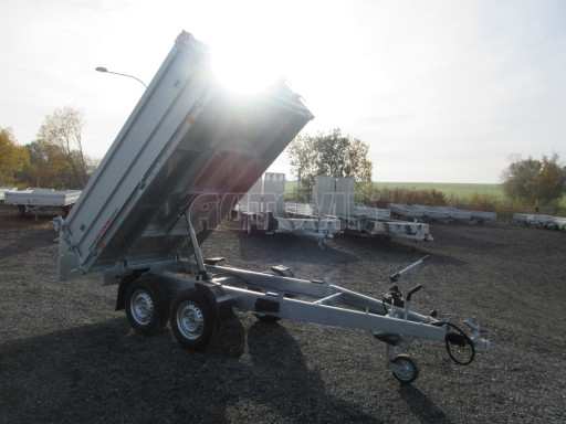 Sklápěcí přívěs VER SK 2,7T 2,65x1,55/0,60 ruč č.16