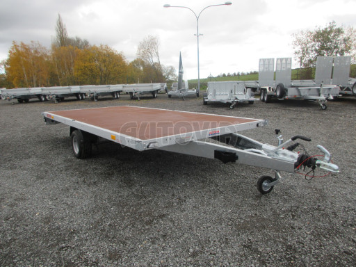 Jednonápravový vozík plato ZV 41 1,3T B1 4,17x2,00 10