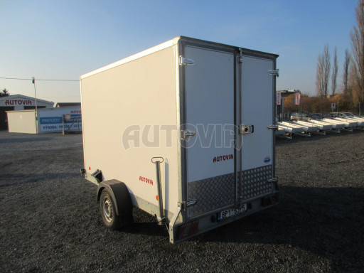 Bazarový skříňový přívěs za auto ZV 31 B1 1,3T 3,01x1,55/1,80 č.7