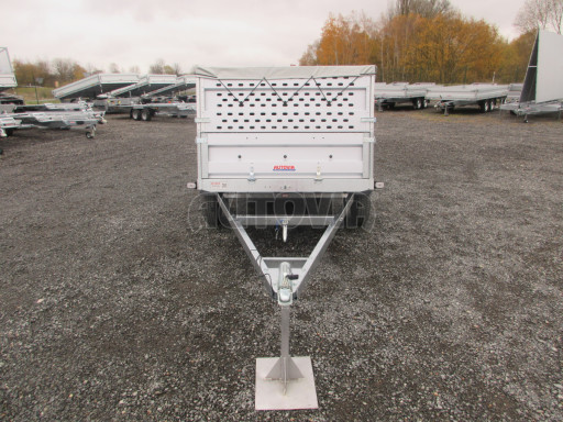 Sklopný nebrzděný přívěs AVM 2,52x1,30/0,35 Gitter + placha č.12