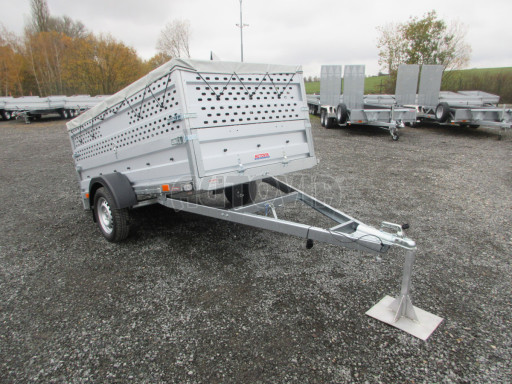 Sklopný nebrzděný přívěs AVM 2,52x1,30/0,35 Gitter + placha č.2