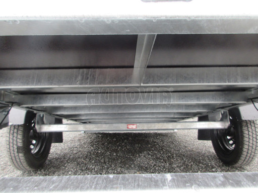 Sklopný nebrzděný přívěs AVM 2,52x1,30/0,35 Gitter + placha č.40