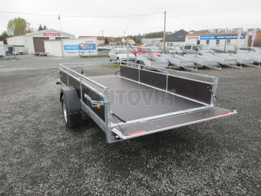 Přívěsný vozík za auto ZV 31 750kg N1 3,01x1,54/0,30 zes.náprava POČ