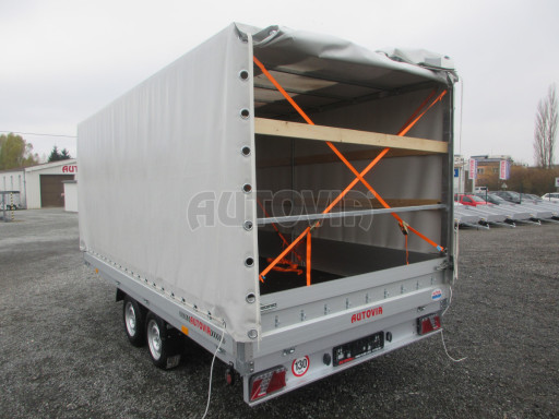 Dvounápravový přívěs s plachtou ZV 41 2,7T B2 4,18x2,01/1,80