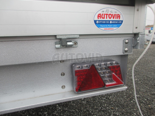 Dvounápravový přívěs s plachtou ZV 41 2,7T B2 4,18x2,01/1,70