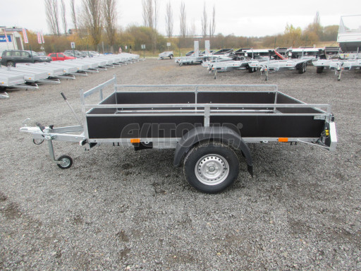 Sklopný přívěsný vozík DNG 750kg 2,52x1,50/0,35 zesílená náprava č.5