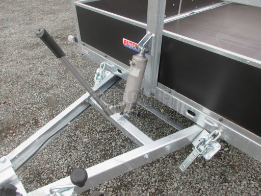 Sklopný přívěsný vozík DNG 750kg 2,52x1,50/0,35 zesílená náprava č.11