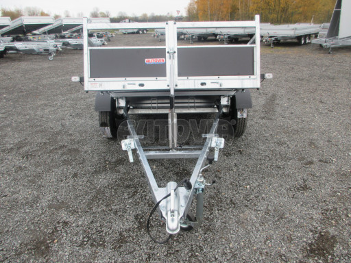 Sklopný přívěsný vozík DNG 750kg 2,52x1,50/0,35 zesílená náprava č.12