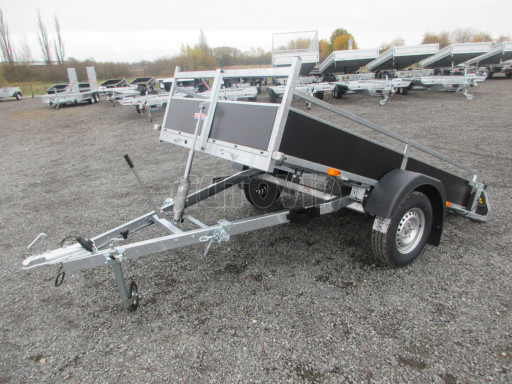 Sklopný přívěsný vozík DNG 750kg 2,52x1,50/0,35 zesílená náprava č.2