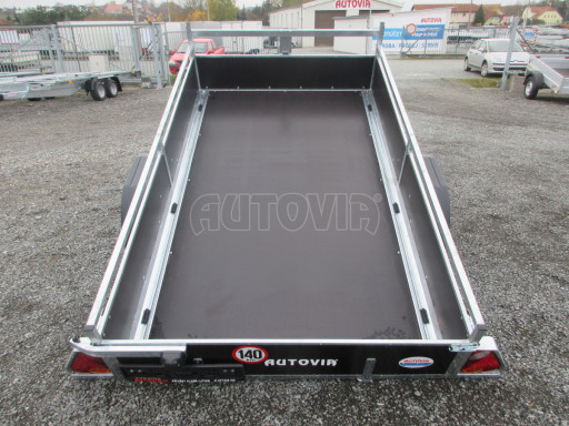 Sklopný přívěsný vozík DNG 750kg 2,52x1,50/0,35 zesílená náprava č.14