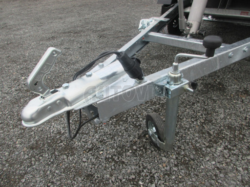 Sklopný přívěsný vozík DNG 750kg 2,52x1,50/0,35 zesílená náprava č.20