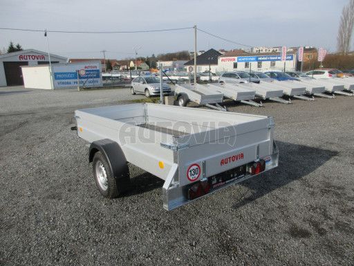 Přívěsný vozík za osobní auto PN 26 750kg 2,65x1,26/0,40 POČ