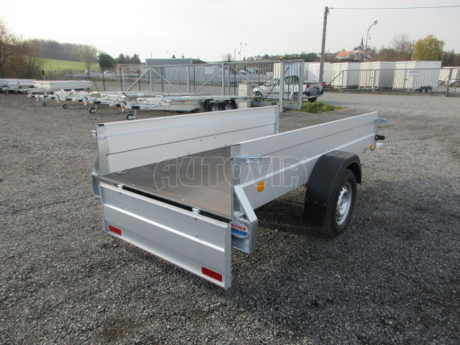 Přívěsný vozík za osobní auto PN 26 750kg 2,65x1,26/0,40 POČ
