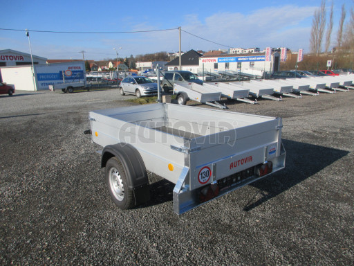 Skladový přívěs, jednoosý nebrzděný PN 7 2,06x1,24/0,40 POČ