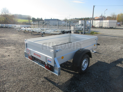 Skladový přívěs, jednoosý nebrzděný PN 7 2,06x1,24/0,40 POČ