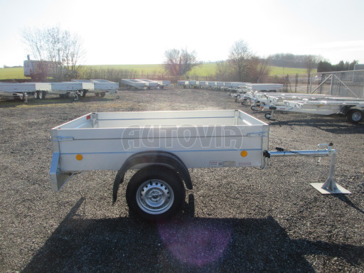 Skladový přívěs, jednoosý nebrzděný PN 7 2,06x1,24/0,40 POČ