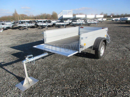 Skladový přívěs, jednoosý nebrzděný PN 7 2,06x1,24/0,40 POČ