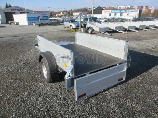 Skladový přívěs, jednoosý nebrzděný PN 7 2,06x1,24/0,40 POČ