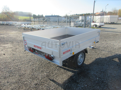 Sklápěcí přívěs se sklopnými bočnicemi TTS 13