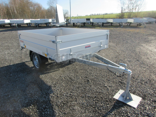 Sklápěcí přívěs se sklopnými bočnicemi TTS 13