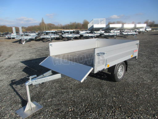 Sklápěcí přívěs se sklopnými bočnicemi TTS 13