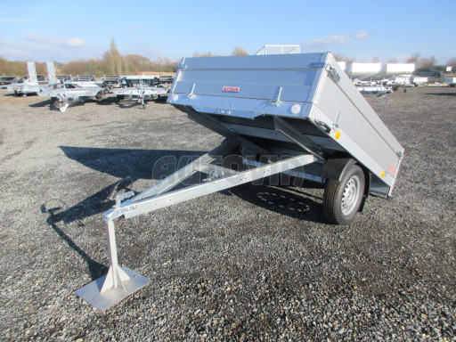 Sklápěcí přívěs se sklopnými bočnicemi TTS 13