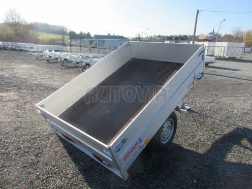 Sklápěcí přívěs se sklopnými bočnicemi TTS 13