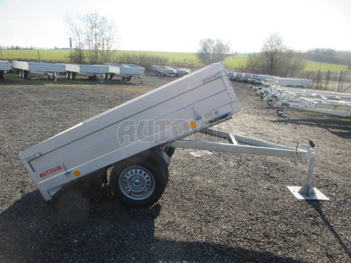 Sklápěcí přívěs se sklopnými bočnicemi TTS 13