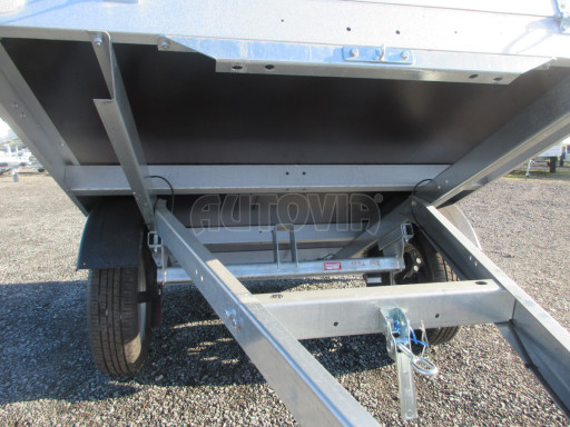 Sklápěcí přívěs se sklopnými bočnicemi TTS 13