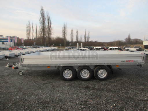 Třínápravový nákladní přívěs DN 3,5T B3 5,05x2,47/0,35 3x1800 č.4