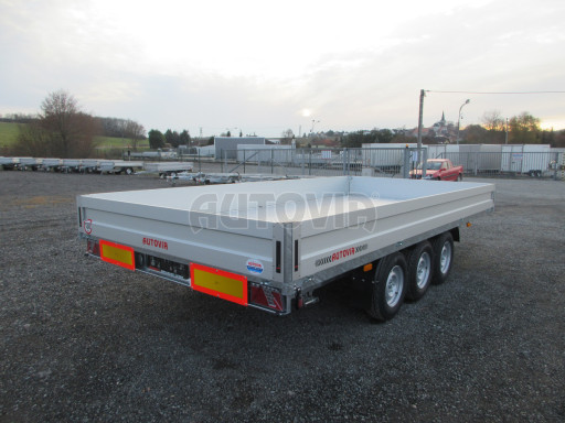 Třínápravový nákladní přívěs DN 3,5T B3 5,05x2,47/0,35 3x1800 č.7